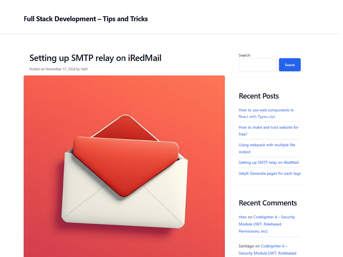 Total free minimalist wordpress theme