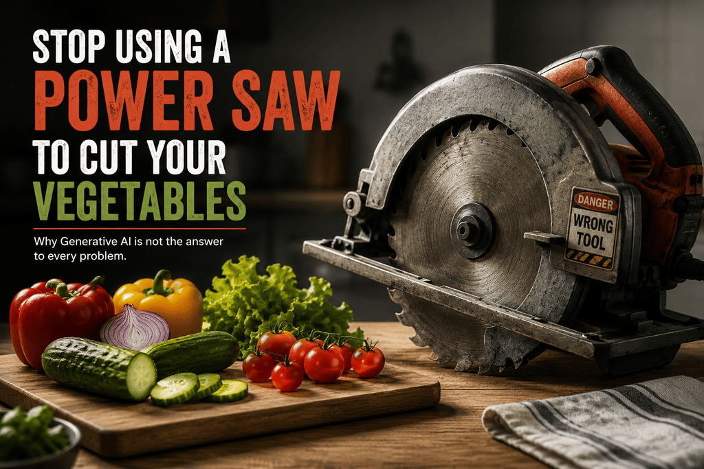 Stop Using a Power Saw to Cut Your Vegetables